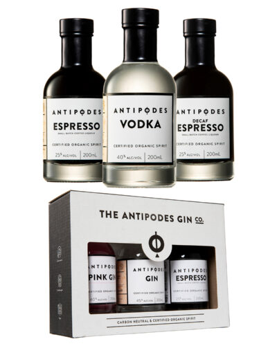 3 x 200ml Gift pack - Espresso, Vodka & Decaf Espresso.